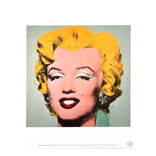 Andy Warhol Pop Art Marilyn Monroe 1989 For Sale