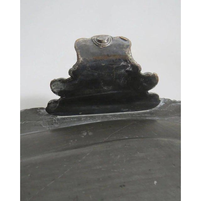 Metal English Old Sheffield Fused Plate Tray Footed c 1810 For Sale - Image 7 of 9