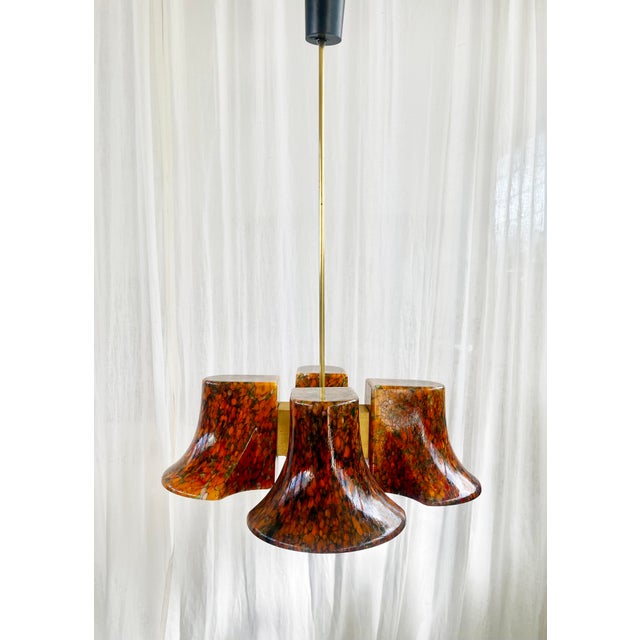 1960s Art Glass Ceiling Lamp from Peill Putzler, Germany, 1960s For Sale - Image 5 of 18