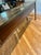 1970’s Mastercraft Attributed Brass Clad Faux Bamboo and Burl Wood 3 Drawer Console Table For Sale - Image 10 of 13