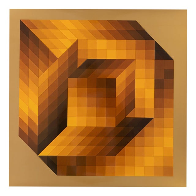 Victor Vasarely, AXO 44, Photogravure For Sale