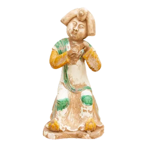 Original Sancai Glazed Chinese Statue