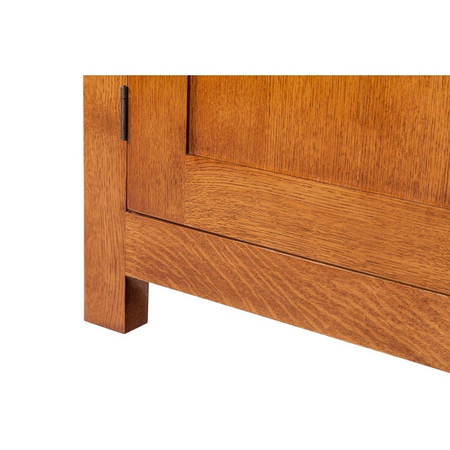 Mission 7 Drawer Sideboard With 2 Doors - Michael's Cherry For Sale - Image 4 of 16