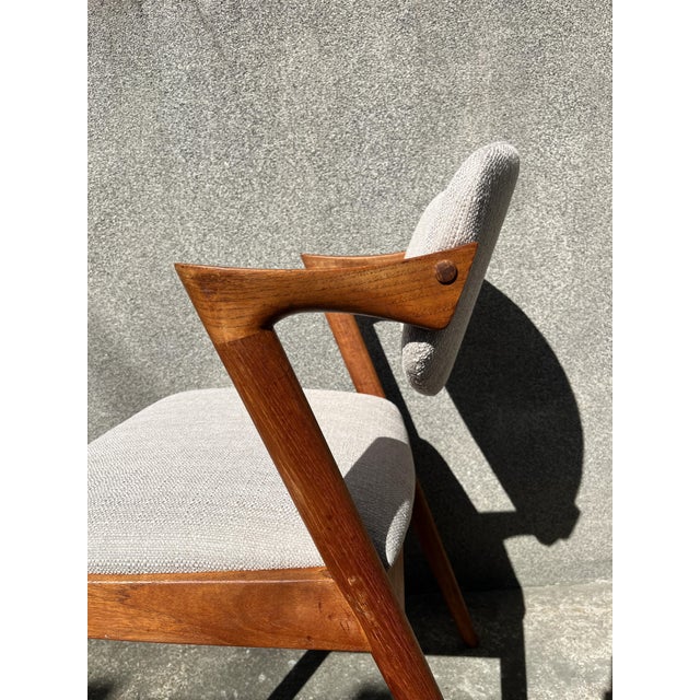 Mid-Century Modern Teak Chair Model 42 by Kai Kristiansen, 1960s For Sale - Image 4 of 5