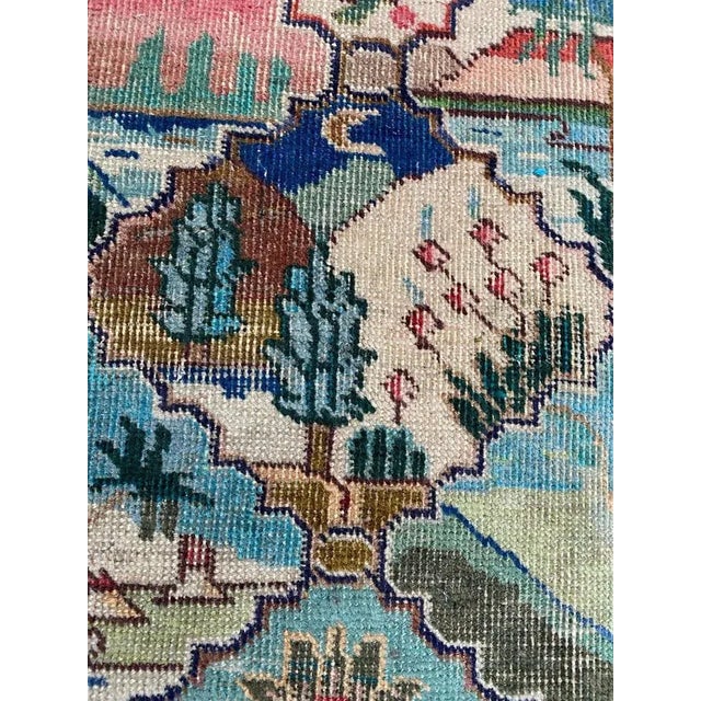 Textile Mid-Century Mahal Rug For Sale - Image 7 of 18