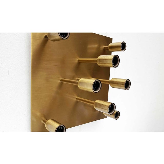 Vintage German Brass Ceiling Lamp from Sölken, 1970s For Sale - Image 11 of 18
