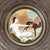 An exceptional and rare large ceramic collector's platter in the pure art deco style. This piece was designed by the...