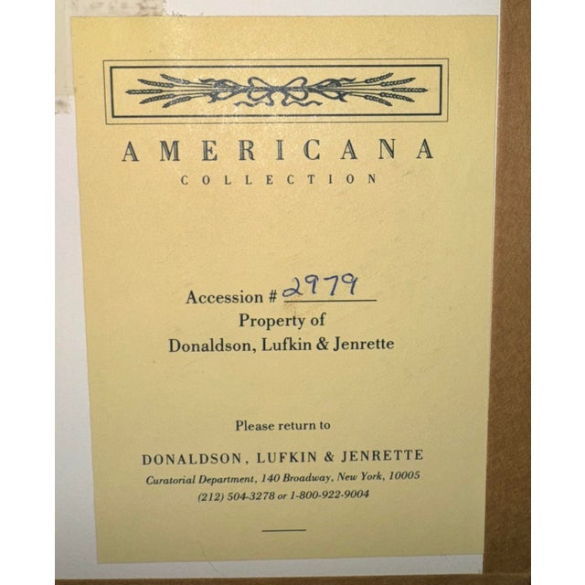 Tan Mark Catesby (English, 1679–1749), Hand Colored Copper Plate Engraving Titled “Bignonia Americana” For Sale - Image 8 of 9