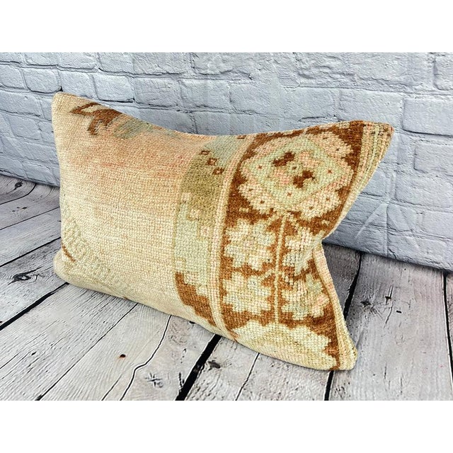 Vintage Pillow Case Turkish Rug Pillow Decorative Rug Pillow Dry cleaning only. PILLOW INSERT IS NOT INCLUDED