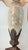 Baroque styled Vintage Lamp Marble & Bronzed finish Metal. Heavy solid marble. In good working order.