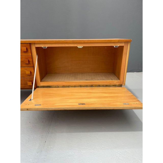 Modern Sideboard with Drop-Down Door, Czechoslovakia, 1970s For Sale - Image 6 of 13