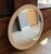 Mid-Century Modern Monumental 44” Round Postmodern White Laminate Wall Mirror, 1980s For Sale - Image 3 of 6
