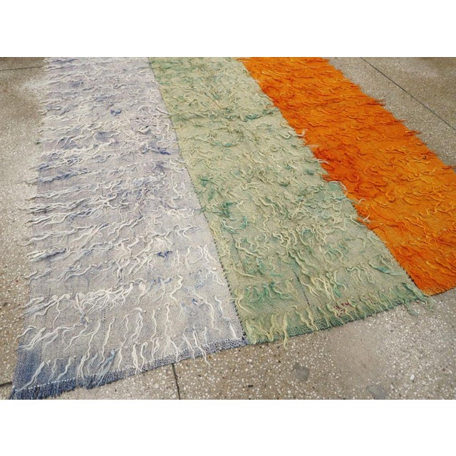 Orange Galerie Shabab Collection Mid-20th Century Turkish Tulu Rug For Sale - Image 8 of 10