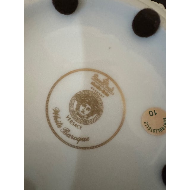 n exquisite and iconic piece from the Versace × Rosenthal collaboration, this “White Baroque” porcelain bowl features the...