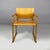Italian modern chairs with armrests in wood and black metal, 1970s Pair of chairs with square seats and backrests in light...