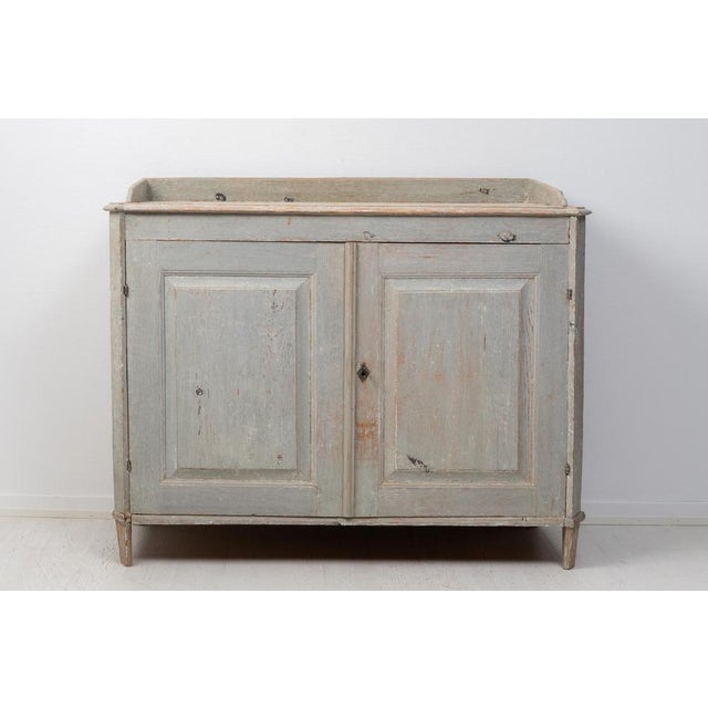 Wood Antique Swedish Gustavian Sideboard For Sale - Image 7 of 16