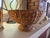 Vintage Woven Natural Fiber Pedestal Bowl Basket For Sale - Image 9 of 11