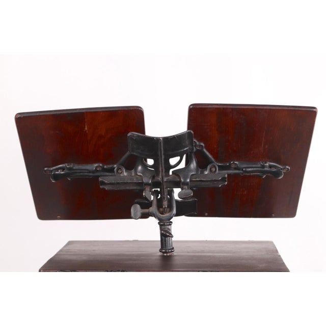 Early 20th Century Victorian Style Library Bookstand With a Revolving Shelf For Sale - Image 10 of 12