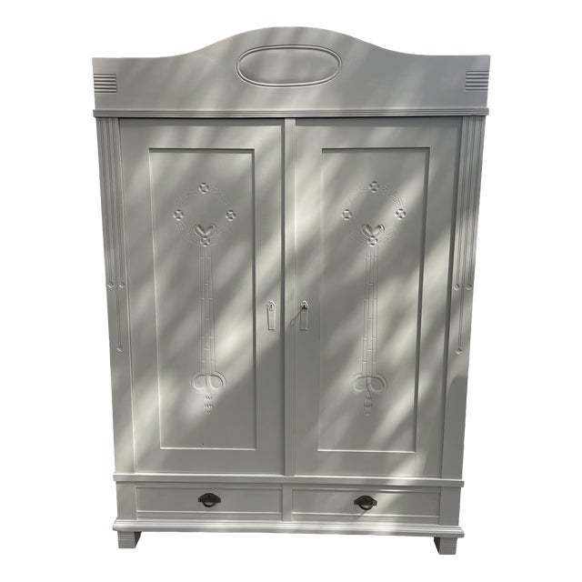 Antique Oak Cabinet, 1890s For Sale