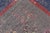Antique Art Deco Rug in Soft Grey Field With Navy Blue and Red Border For Sale - Image 14 of 14