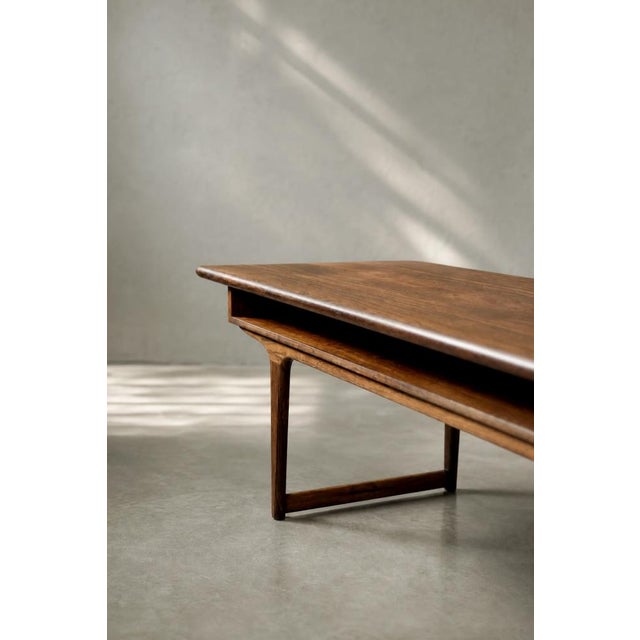 Mid-Century Modern Danish Rosewood Coffee Table with Shelf, 1960s For Sale - Image 18 of 18