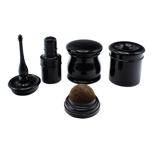 1880's Antique Dressing Table Sewing Set For Sale