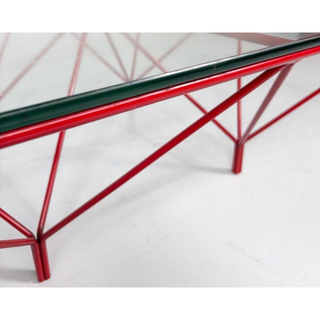 Mid-Century Modern Red Coffee Table by Paolo Piva, 1970s For Sale - Image 6 of 8