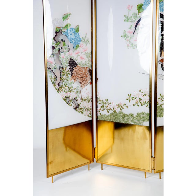 Art Deco Style Screen, 1980s, in Good conditions. Designed 1980 to 1989