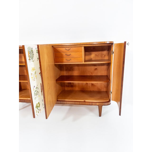 Swedish Modern Flora Sideboard, 1940s For Sale - Image 9 of 14