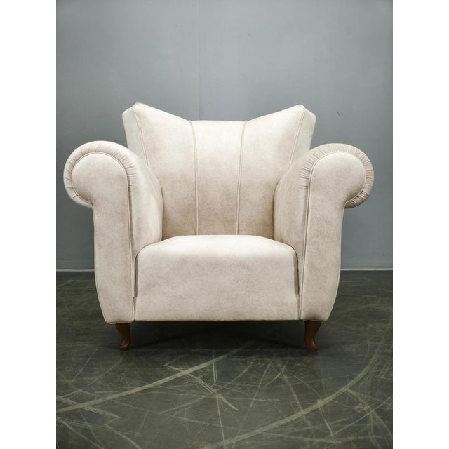Italian Beech Lounge Chair, 1950s For Sale - Image 14 of 16