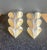 This sophisticated pair of 1980s Les Bernard VO Brushed Gold Earrings will take you from day to night. The unique design...