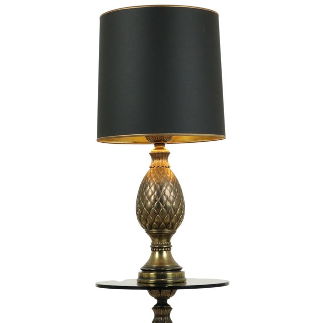 1970s Pineapple Lamp and Table Loevsky & Loevsky for Deknudt, 1970s, Set of 2 For Sale - Image 5 of 18