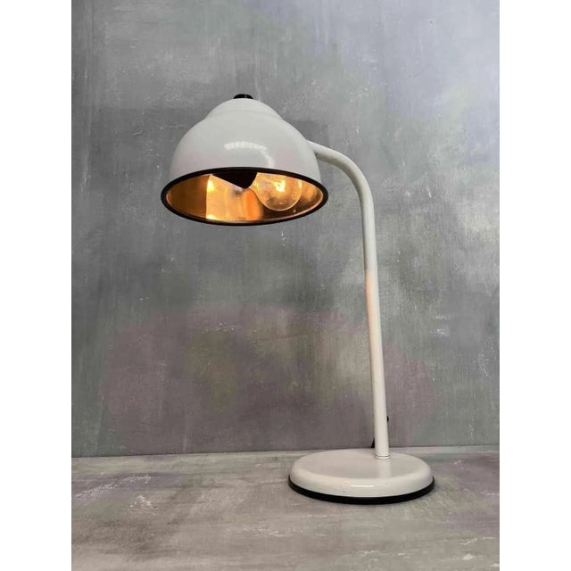 White Mid-Century Desk Lamp from Fagerhults, Sweden For Sale - Image 8 of 8