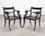 Wood Set of Four Ralph Lauren Style Regency Caned Dining Armchairs For Sale - Image 7 of 18