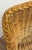 Vintage Braided Wicker Club Chair For Sale - Image 10 of 11
