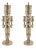 Hartwin Medium Gold Metallic Decorative Nutcracker Figurines, Set of 2 For Sale
