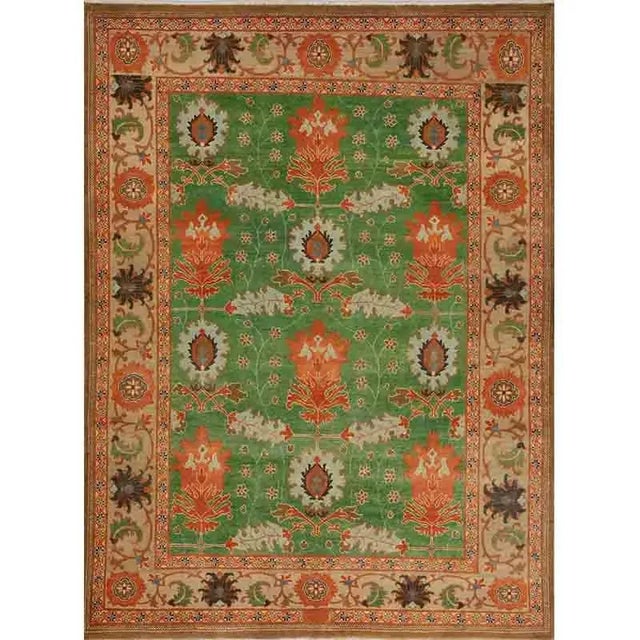 1970s Vintage Handwoven Persian Tabriz Area Rug 7'2" X 9'6" For Sale - Image 10 of 10