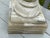 Antique Victorian - Art Deco Era Alabaster Rotating Stone Pedestal Fern Stand For Sale - Image 10 of 16