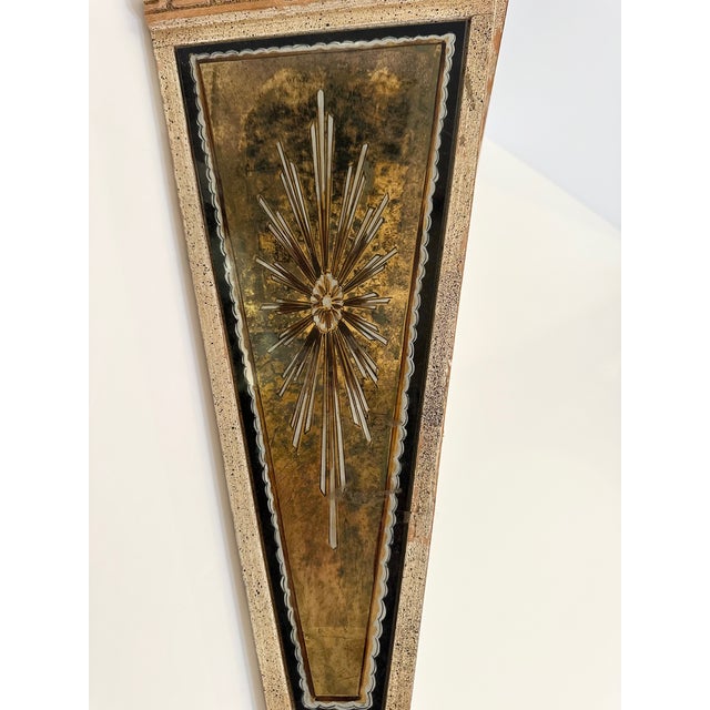 Eglomise & Wood Antique Wall Brackets -A Pair For Sale - Image 11 of 11