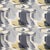 Harlequin Perspective Fabric in Charcoal/Gold For Sale