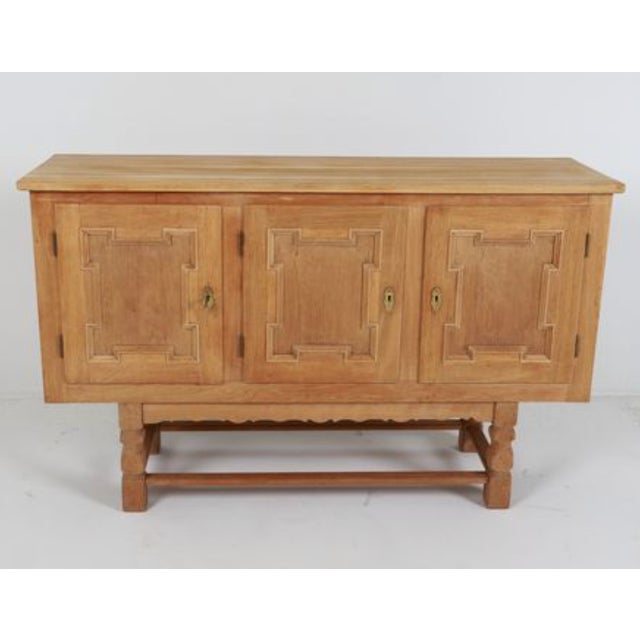 Danish Oak Sideboard C. 1970's in the Style of Henning Kjaernulf For Sale - Image 15 of 16