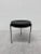 Modern Brighella Black Leather and Chrome Side Table for Zanotta, Historical Archive For Sale - Image 3 of 13