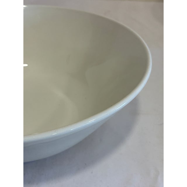 Johnson Brothers Vintage Johnson Brothers White Ironstone Bowl, England For Sale - Image 4 of 9