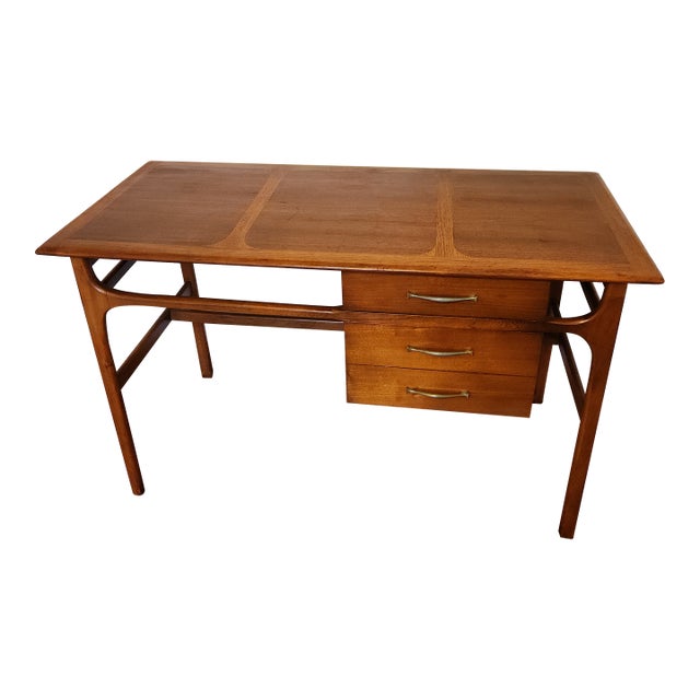 1960s Attributed to Lane Acclaim Mid Century Modern Desk For Sale