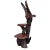 Large Rustic Live Edge Tree Trunk Plant Stand or Art Pedestal For Sale - Image 12 of 13