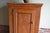 Antique Oak Wooden Spinde Cabinet For Sale - Image 3 of 10