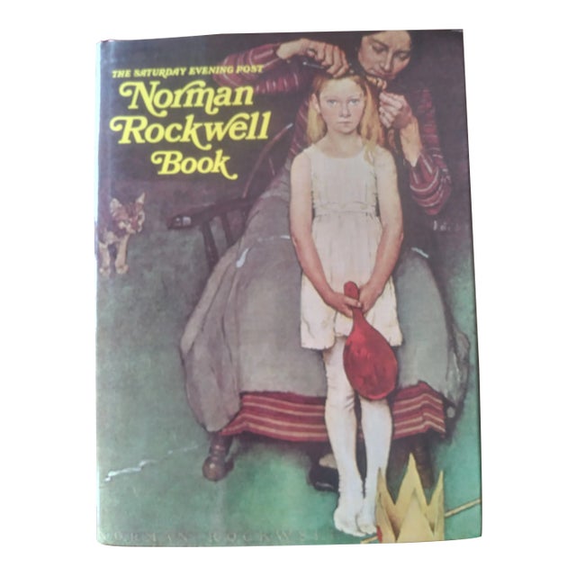 Vintage 1970s Saturday Evening Post Norman Rockwell Oversized Coffee Table Book For Sale