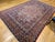 Vintage Persian Isfahan Rug, Hand-Knotted Wool, Floral Pattern, Ivory & Red, 8x12 For Sale - Image 12 of 18