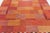 Vibrant Modern Swedish Flat Weave Wool Rug by Doris Leslie Blau Size: 5'8" × 8'6" (172 × 259 cm) Color: Gold, Orange,...