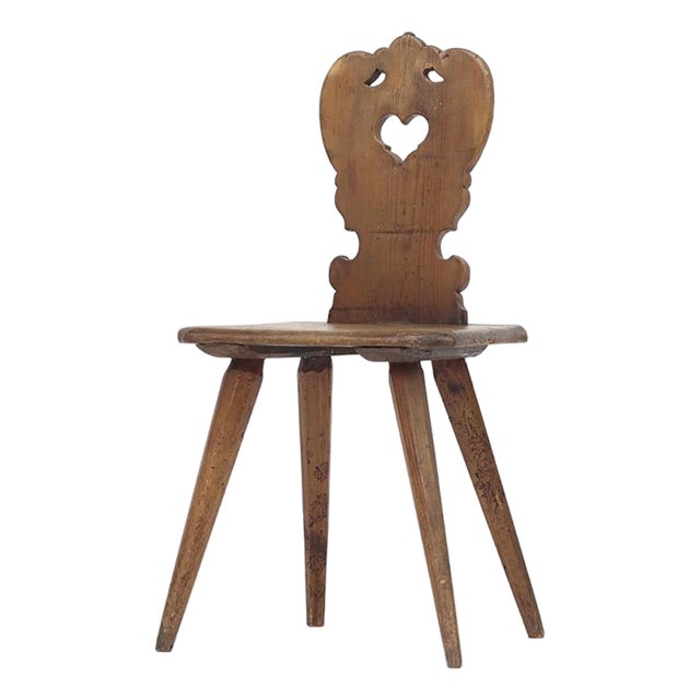 Rustic Farmhouse Primitive Wabi-Sabi Mountain Chair For Sale